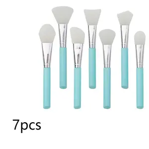 Cut 7 Silicone Mask Applicator, Flexible Facial Mud Mask Tool, Hairless Moisturizing Brush, Soft Clay Charcoal Applicator for Home Travel Moisturize