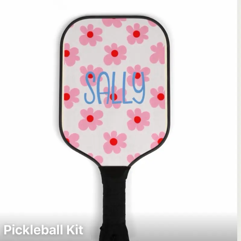 Personalized Girls Pickleball Set