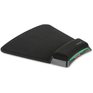 Kensington SmartFit Anti-Fatigue Gel & Fabric Mouse Pad - Black, Anti-Fatigue Mouse Pads