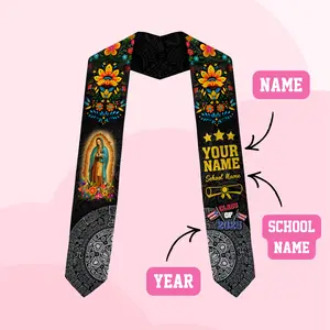 Personalized Name Puerto Ricans American Graduation Sash 2026, Puerto Rico Graduation Gift Stole