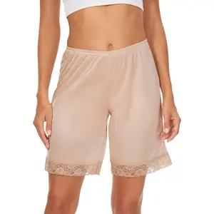 Women’s Lace Slip Shorts Culotte Split Skirt Pettipants Bloomer