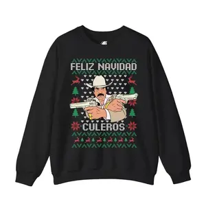 Beto El Mero León del Corrido Quintanilla Ugly Christmas Sweater, Christmas/Navidad