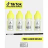 Sealer Stock Up Bundle - VIRAL Waterproof Eyeliner Hack Bundle: 3 Makeup Sealers + E116 Brush