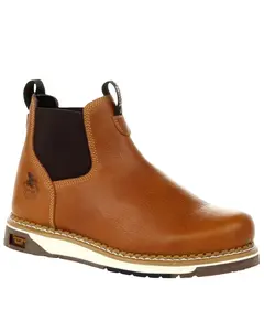 Georgia Boot Men's Amp Lt Wedge Chelsea Work Soft Toe - Gb00346