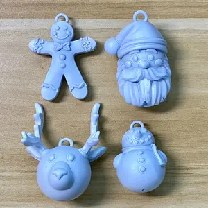 Custom Paintable Christmas Tree Ornaments for Festive Home Decor Decoration Smooth Decoration Smooth