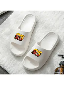 1 pair of [-95 innovative model] unisex thick-soled slippers, suitable for all seasons, featuring a soft thick sole, hand washable, trendy design, suitable for both home and outdoor use, lightweight and casual