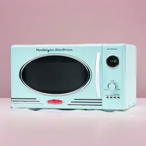 Retro 0.9 Cubic Foot 800-Watt Countertop Microwave Oven - Aqua Retro 0.9 Cubic Foot 800-Watt Countertop Microwave Oven - Aqua