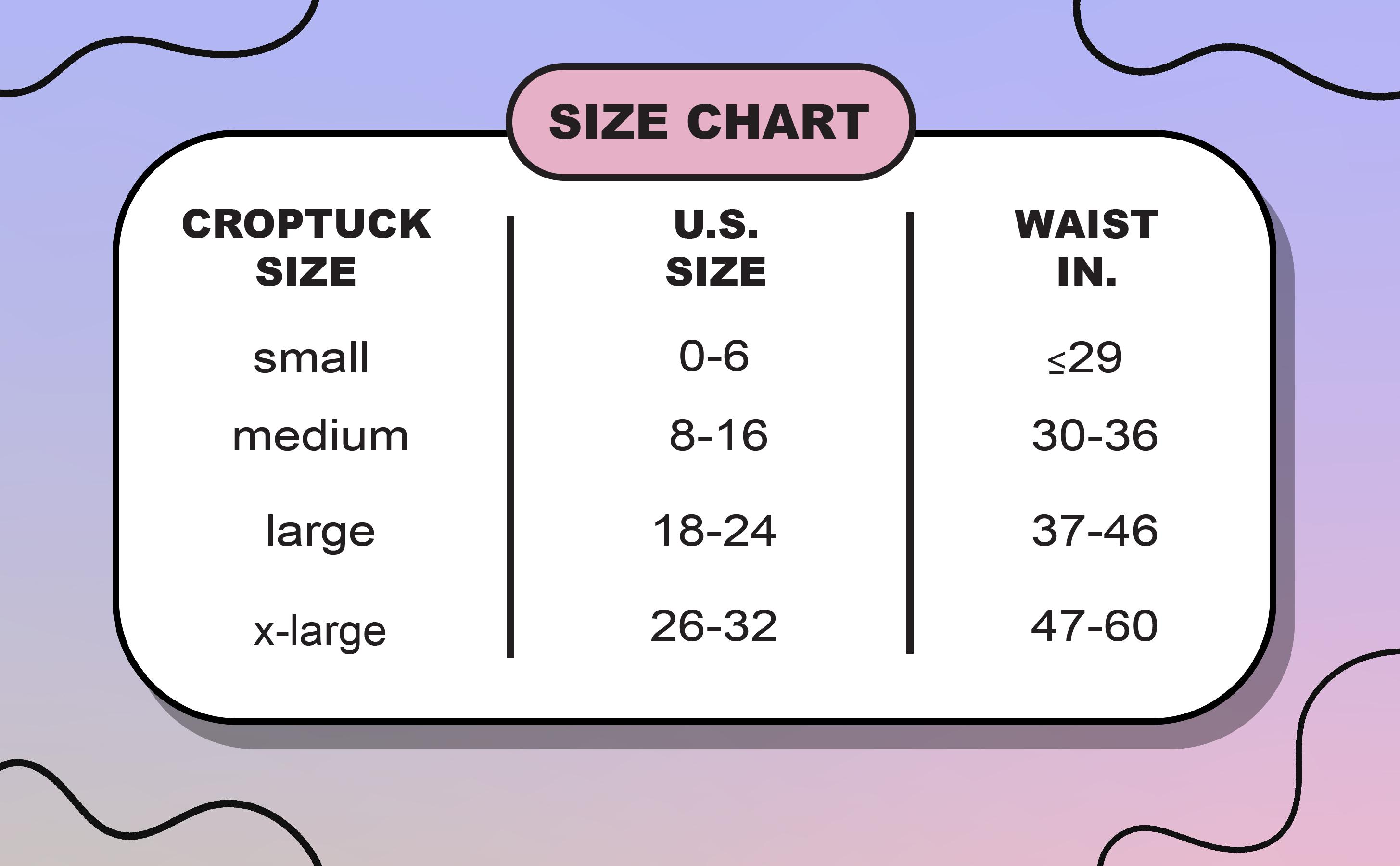 The Original Croptuck: Lightweight Adjustable Band for Crop Tops, Tucking, Cropping Oversized Tops, Layering, Shortening Dresses & No-Sew Fashion Hacks