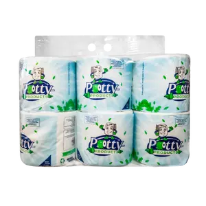 Potty-Products 48 Rolls of 2-Ply Wrapped Toilet Paper with Convenient Handle, Septic-Safe & Planet-Conscious, 12-Packs for Hygiene and Savings