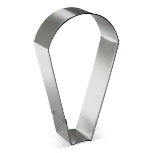 Teardrop Round Cookie Platter Cutter 4 in B0715
