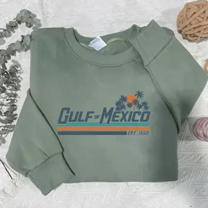 Gulf of Mexico Shirt Gulf Coast Shirt Texas Alabama Mississippi Florida Beach Crewneck Mexico Gift for Mexico Lover Gulf of Mexico Gift Tee