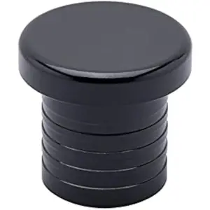 CNRAQR Alloy Aluminium 25mm Dump blow off valve Bov Blanking Plug Silicone Hose Blanking Plug Black