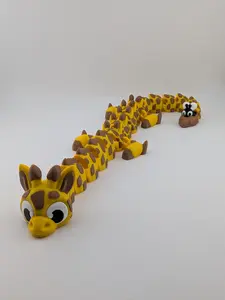 17.5 Inch Giraffe Dragon Articulated Flexi with Pesky Fly Tail