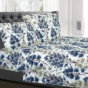 California King Sheet Sets - Breathable Luxury Sheets with Full Elastic & Secure Corner Straps Built In - 1800 Supreme Collection Deep Pocket Bedding Set, Sheet Set, California King, Florence