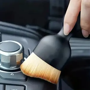 Car Interior Cleaning Soft Brush, Dashboard Air Outlet Gap Dust Removal Detailing Brush, Car Air Cond Outlet Cleaning Brush Multi-purpose Soft Fur Interior Brush Car Cleaning Brush