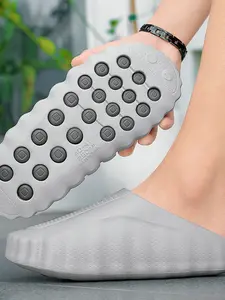 Men's Sport Massage Slide Sandals - Acupressure Foot Relief, Non-Slip Athletic Outsole, Breathable Mesh, Waterproof EVA - Perfect for Daily Walking, Light Sports, Gym & Casual Wear - Comfortable Post-Workout Slippers