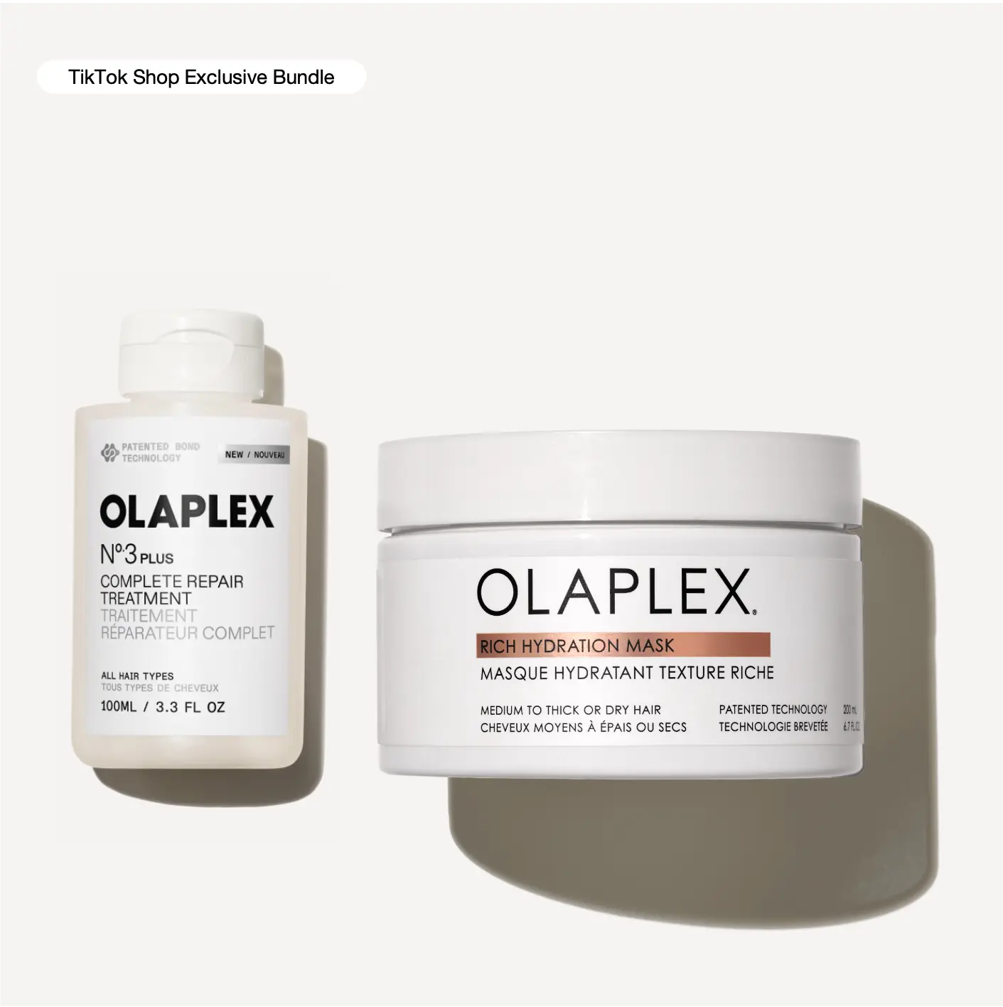 OLAPLEX Strength + Hydrate Duo - Reverse Damage & Hydrate with Repair Treatment & Rich Mask OLAPLEX Strength + Hydrate Duo - Reverse Damage & Hydrate with Repair Treatment & Rich Mask