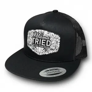 Mama Tried Teal Trucker Hat