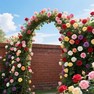 200 mixed climbing rose seeds, high germination rate, easy to grow, suitable for outdoor planting, suitable for gardening use, non-GMO