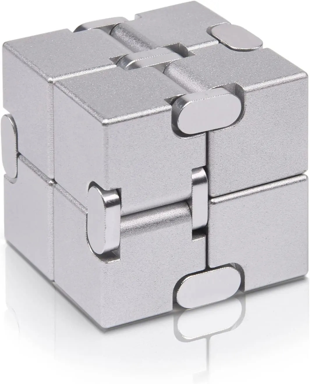 Fidget Cube New Version Fidget Finger Toys Metal Infinity Cube Prime for Stress and Anxiety Relief /AHDH Ultra Durable Sensory Gifts for Adults