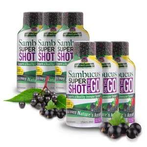 Nature's Answer Elderberry Shot on The Go | Sambucus Immune Travel Shot | 12 Pack | 2oz | Alcohol-Free | Non-GMO | Immune Support  Supplement