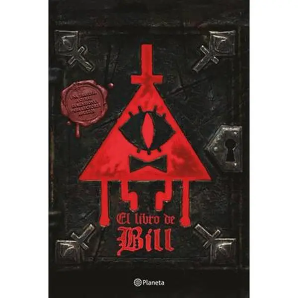 Gravity Falls: The Book of Bill - Alex Hirsch, Bill Cipher Chaotic Cursed Bestseller, Planeta Publishing Demon-Themed Illustrated Hardcover Book