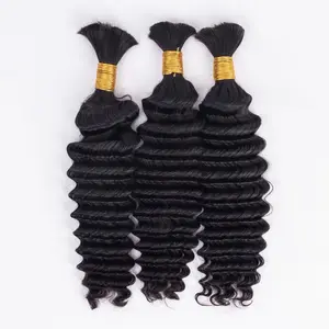 Human Hair Deep Wave Bulk