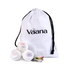 Vaana Floral Bath Bombs - Bulk Bag of 18 or 30 Natural Spa Bath Time Moisturizing Nourishing Body Care Lavender Shea