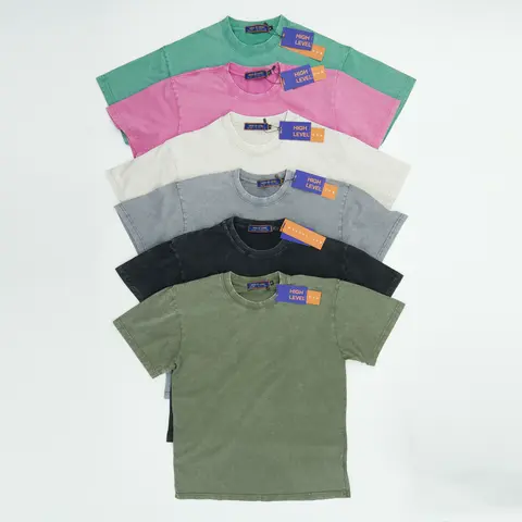 Men's 225gsm Heavy Soft Classic Menswear Cotton Oversized Boxy Crew Neck Short-Sleeve Plain T-Shirt - Loose-Fitting High-Quality Fabric, Shape-Retaining, Easy-to-Style Day Coffee Run Top, Face-Framing Fit, Machine Washable