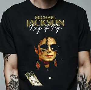 Michael Jackson DTF Heat Transfer Patch Iron On T-Shirt Print Ready to Press