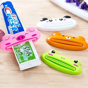 Cute Cartoon Animal Toothpaste Squeezer, Toothpaste Dispenser for Kids, Fun Plastic Bathroom Accessory for Easy Use, Perfect Toothpaste Holder for Mess-Free Experience