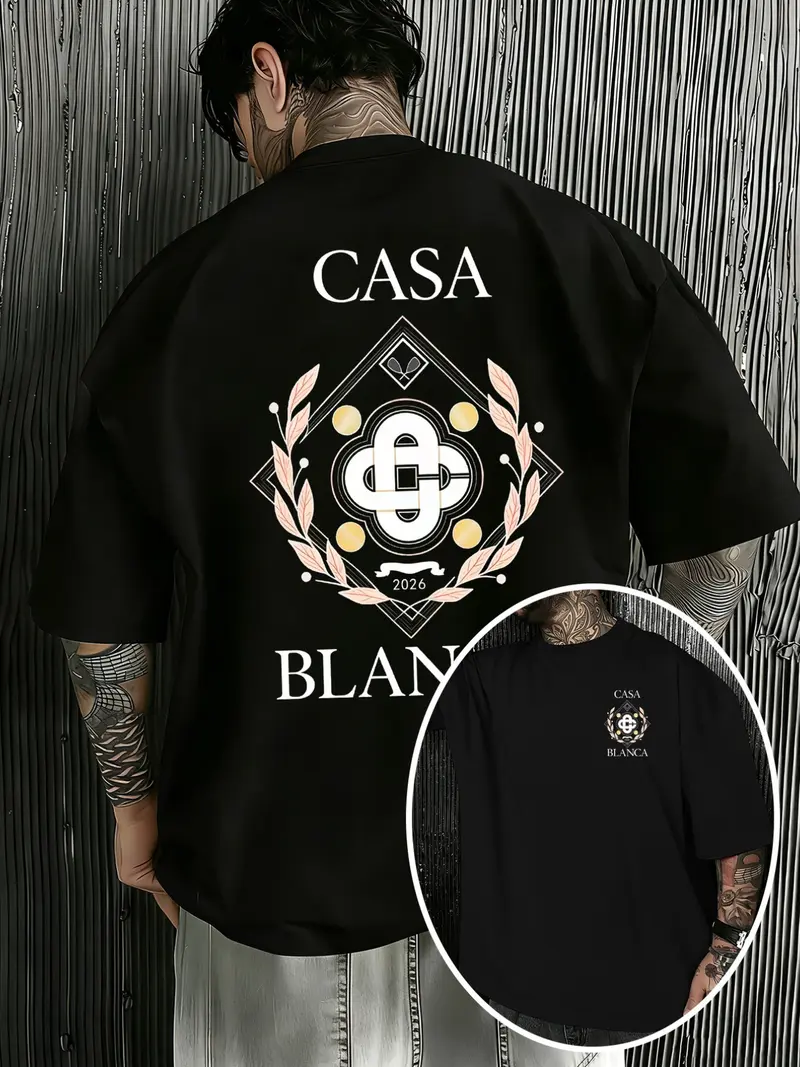 CASA BLANCA ブラック Tシャツ　Sサイズ casablanca t shirt sizing review - TikTok Shop