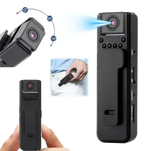 Wearable Body Camera - 1080p HD Video & Audio Recorder, 180° Rotating Lens, Motion Detection, Night Mode, 500mAh Battery, 32G Memory Card & Slot, for Outdoor Sports, Cycling
