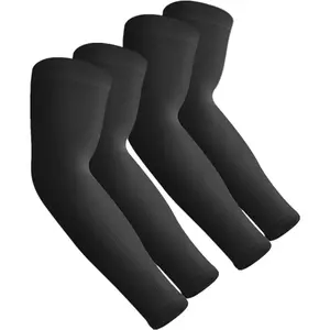 Sun protection and cooling arm sleeves - UV arm sleeves - Pack of 2 - Compressed style - Sports Compression Sleeves - Tattoo cover - Sun protection arm sleeves suitable for men, women and teenagers