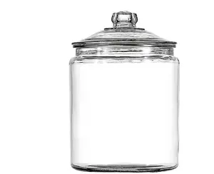 Hill Glass Jar with Lid, 2 Gallons Storage Container Hill Glass Jar with Lid, 2 Gallons Storage Container