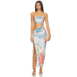 Agua Bendita Gwen Nacar Dress in Multicolor