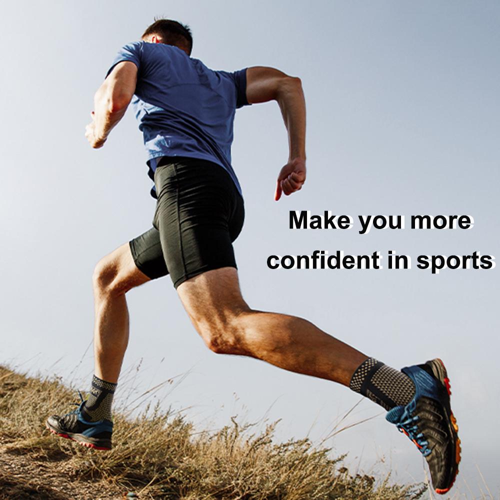 ARITAUM COPPER Foot & Ankle Brace Socks for Sprained Ankle Compression Sleeve - Plantar Fasciitis Relief Brace, Foot Support for Women & Men - Tendonitis & Arthritis Foot Sleeve, Stabilizing Ankle Wrap