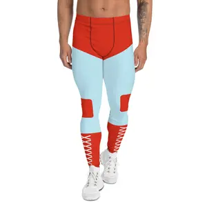Luchador Stretchy Pants | Mexican Wrestler Lucha Libre Leggings Cosplay Easy Funny Costume