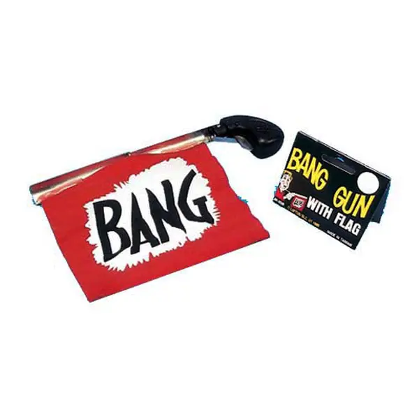Clown Bang Gun with Flag