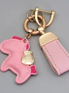 Small Horse Charm Bag Accessory, Cute Cartoon Zodiac Gift, Creative Women's Handbag Pendant Chain, Unique Fashion Jewelry, Charms For Bags, Purse Charm