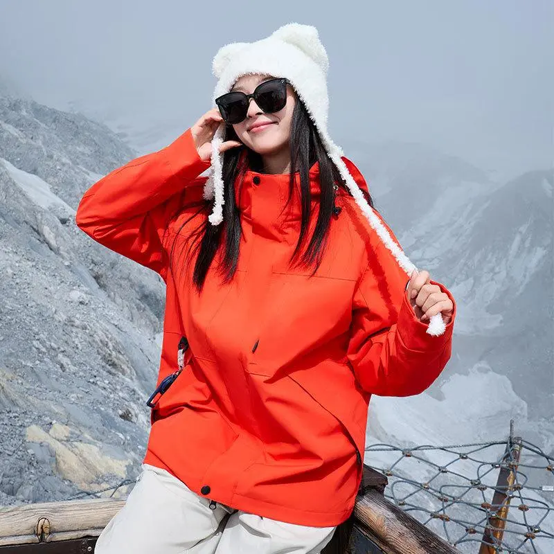 New Women's Waterproof Hiking Jacket Windproof Windbreaker Camping Hunting Climbing Trekking Fishing Coat Outdoor Clothing