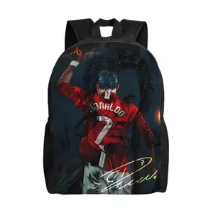 1PC back to school first day of school Portugal number 7 CR7 Daypack Men Women Adult Outdoor Sports Backpack Washable Bookbag