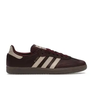 adidas Women's Samba OG Maroon Crystal Sand, from StockX