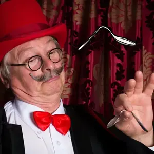 Perfect Party Magic Prop, Mind Bend Spoon Easy Display, No Skill Needed Close-Up Performance, Novelty Humorous Puzzle Game Joke Prank