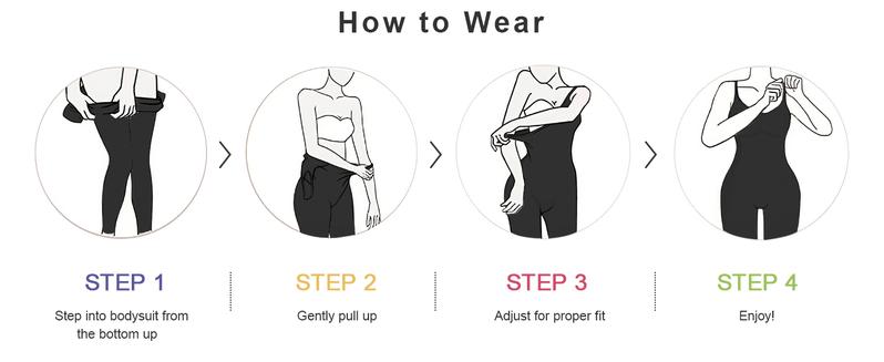 SHAPERX  Full Body Shapewear Tummy Control High Waisted Seamless Leggings Stretchy Bodysuit Black Sculpting