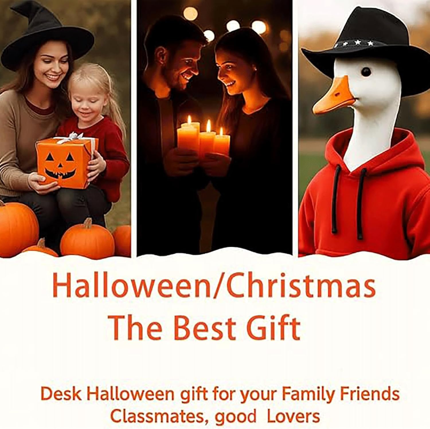 7 Inch Desk Goose Hoodies Mini Porch Goose Outfits Adjustable Tabletop Accessories for Magnetic Goose Key Holder Cute Home Decor Perfect Housewarming Gift