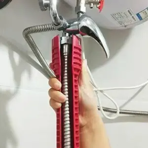 Bathroom-specific basin wrench, 8-in-1 multifunctional loosening tool for sink faucets and water pipes, installation tools multi-functional pipe wrench