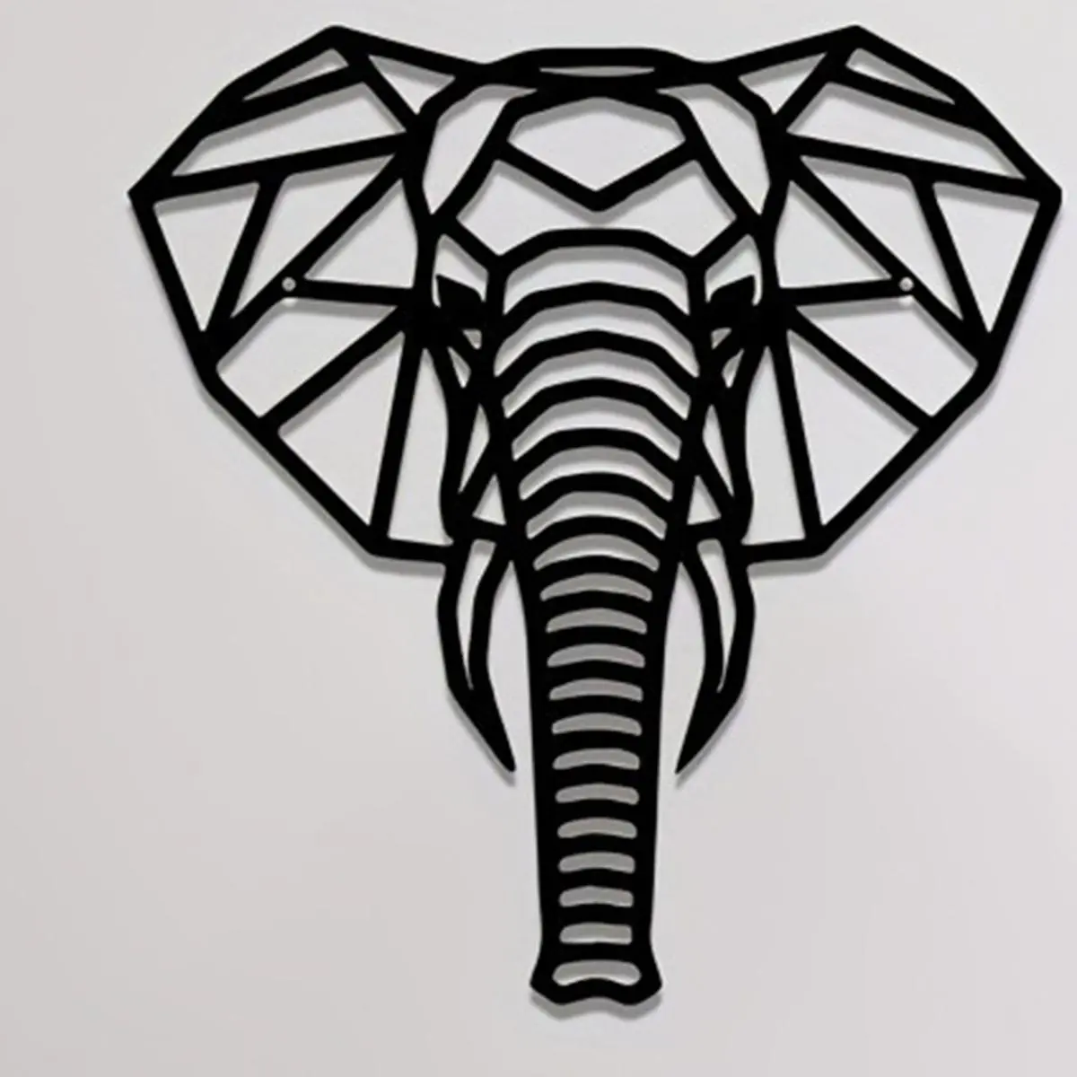 Elephant Design Wall Art, 1 Count Metal Elephant Wall Decor, Wall Hanging Decor for Home Living Room Bedroom Kitchen, Room Decor, Home Decor, Hangable