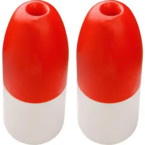 Crab Fishing Trap Floats Buoy - Kayak Outrigger Stabilizer Crab Pot Markers 5x11 6x14 7x14 inch Red/White