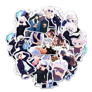 Gojo Satoru 20 pcs Sticker Pack, Gojo Satoru Waterproof Vinyl Sticker, Anime Stickers for Laptop Skateboard Water Bottle